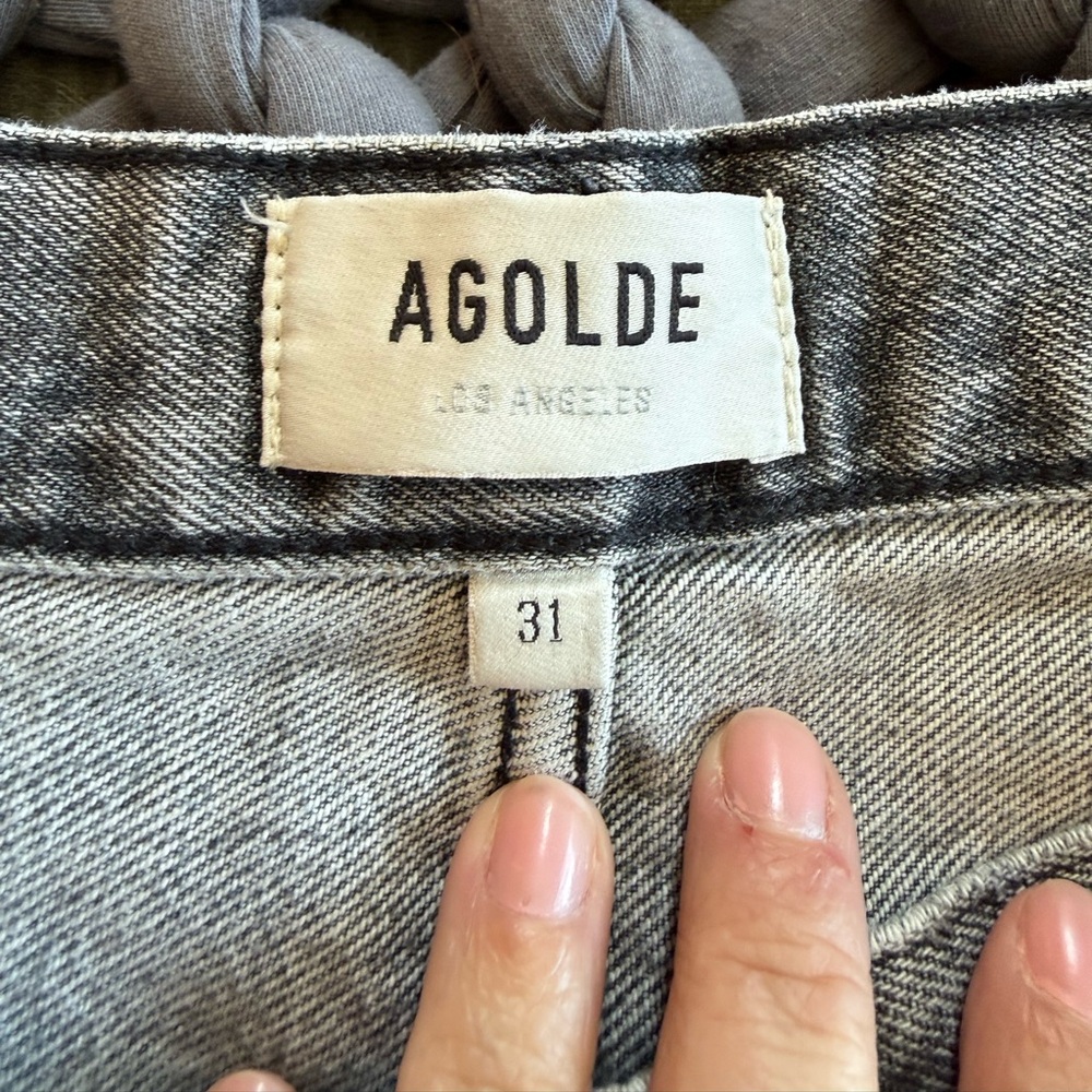 Agolde Los Angeles Light Gray Denim